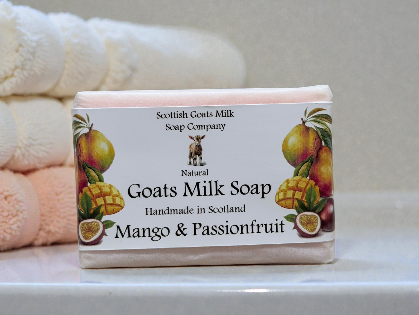 Mango and Passionfruit Soap Bar | Handmade Goats Milk Soap