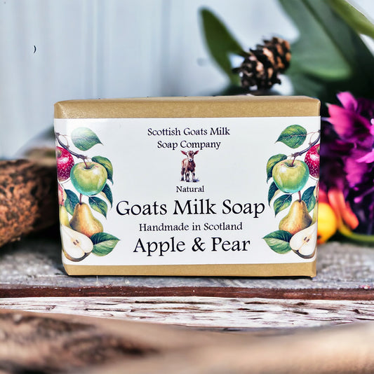 Apple and Pear Soap Bar | Handmade Goats Milk Soap