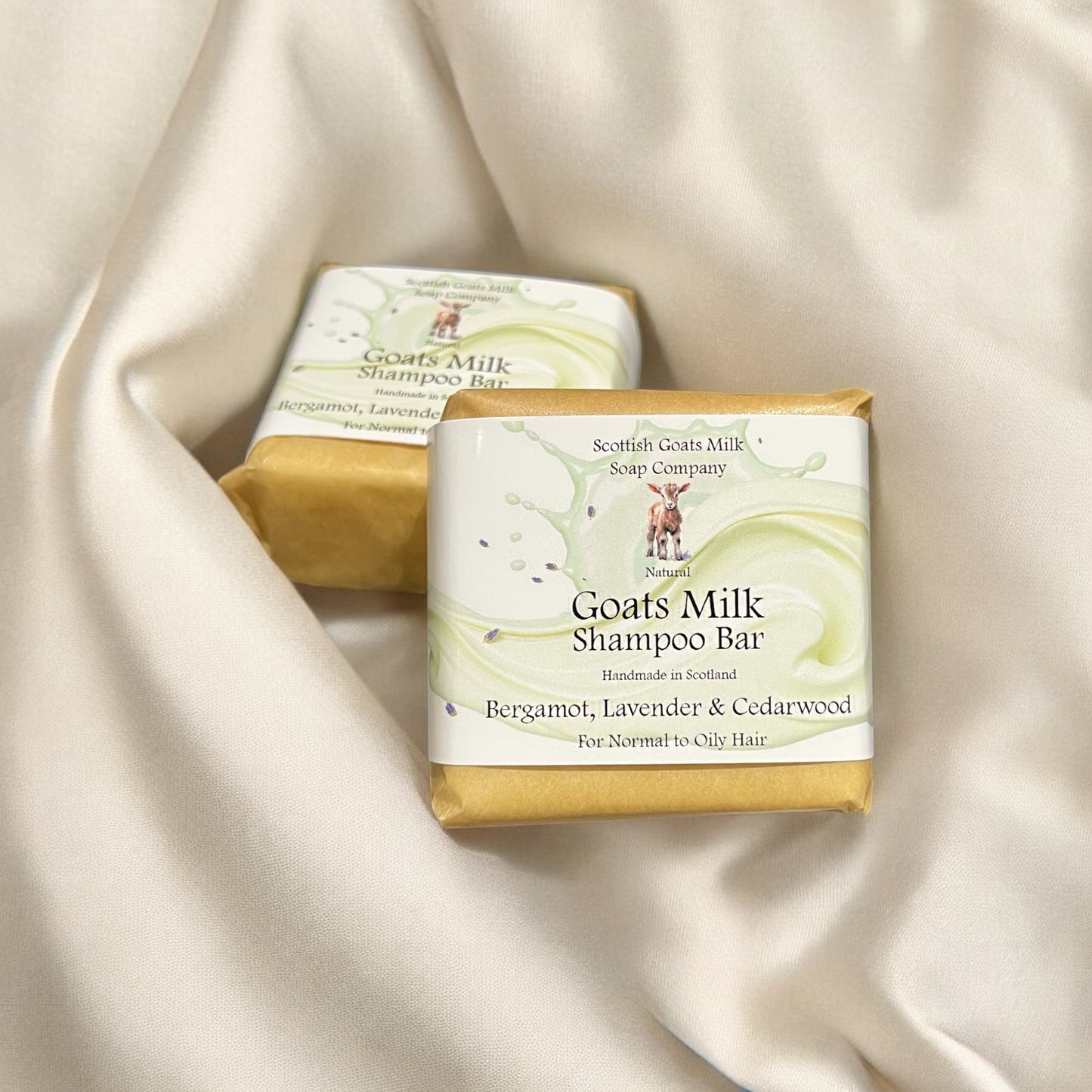 Bergamot, Lavender & Cedarwood Shampoo Bar | Handmade Goats Milk Shampoo