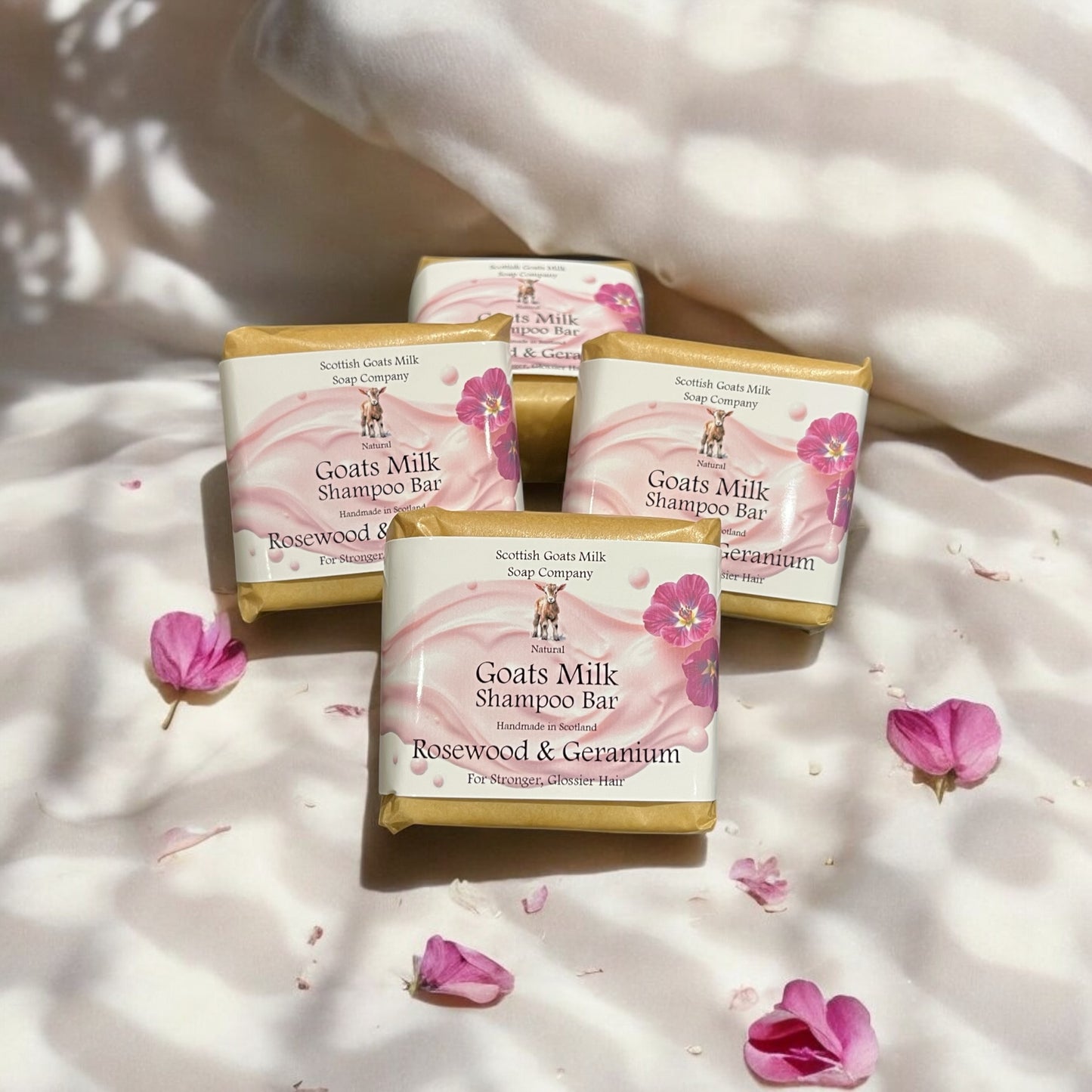 Rosewood & Geranium Shampoo Bar | Handmade Goats Milk Shampoo