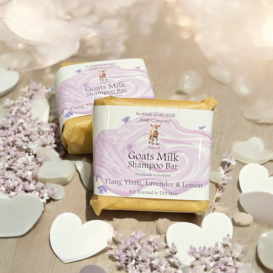 Ylang Ylang, Lavender & Lemon Shampoo Bar | Handmade Goats Milk Shampoo