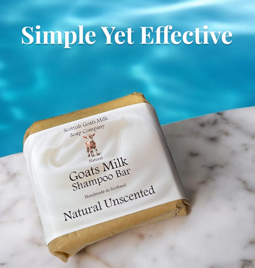 Natural (Unscented) Shampoo Bar | Handmade Goats Milk Shampoo Bar & Second Bar Of Your Choice