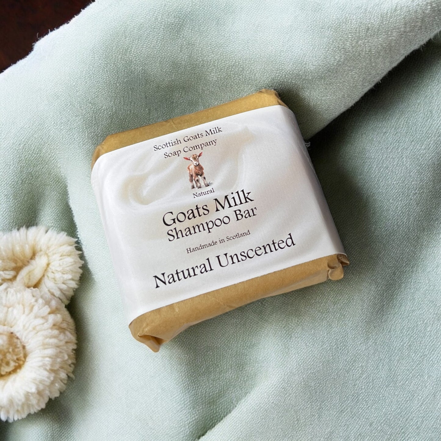 Natural (Unscented) Shampoo Bar | Handmade Goats Milk Shampoo Bar & Second Bar Of Your Choice