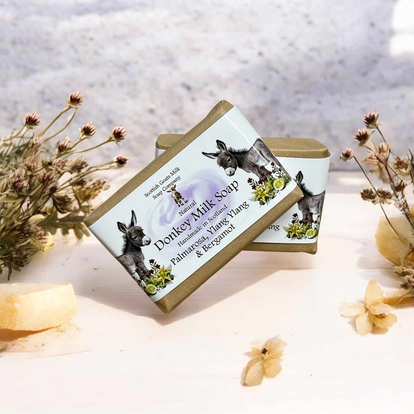 Palmarosa, Ylang Ylang & Bergamot Soap Bar | Handmade Donkey Milk Soap