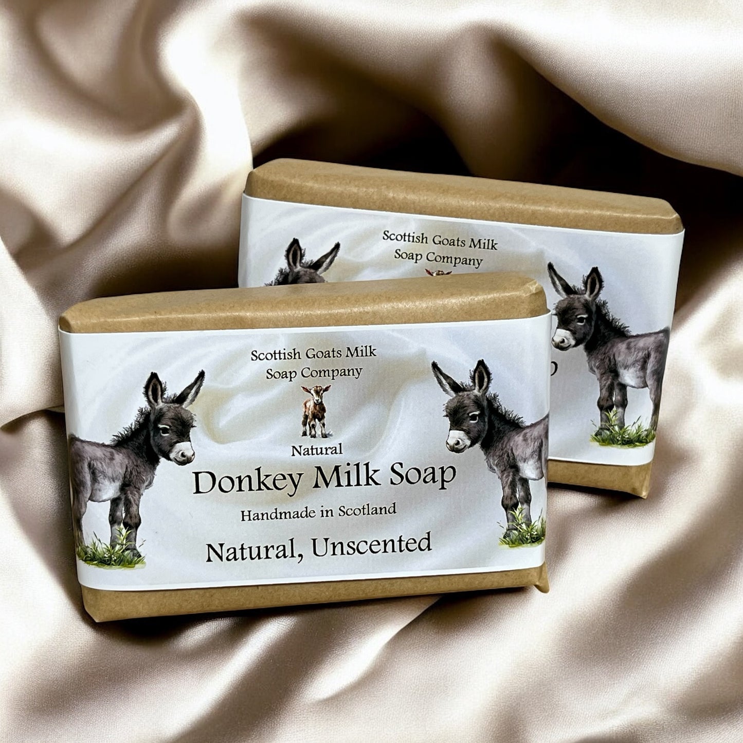Natural, Unscented Soap Bar | Handmade Donkey Milk Soap