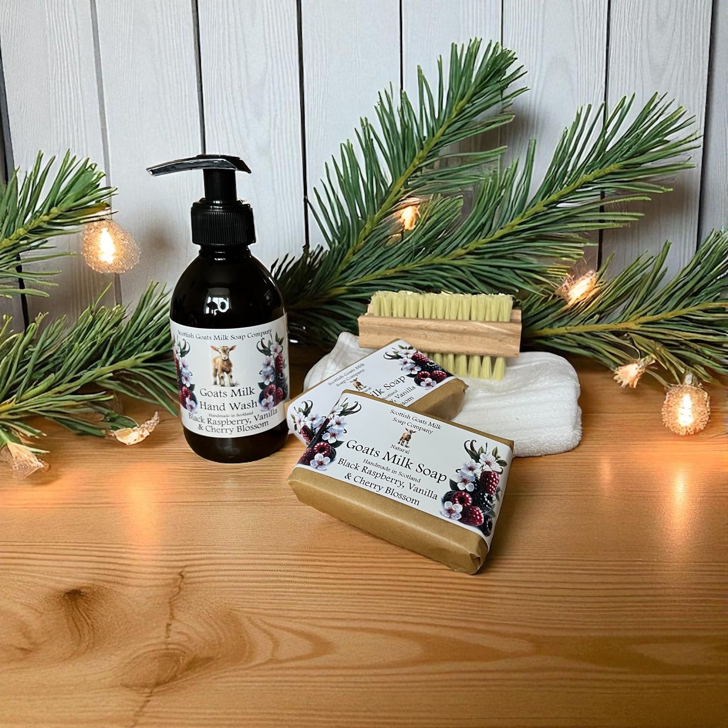 Deluxe Christmas Goats Milk Soap & Hand Wash Gift Set | 6 Scent Boxes to Choose From | Gift Boxed
