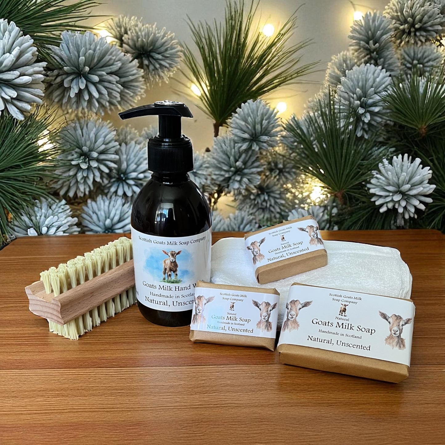 Deluxe Christmas Goats Milk Soap & Hand Wash Gift Set | 6 Scent Boxes to Choose From | Gift Boxed