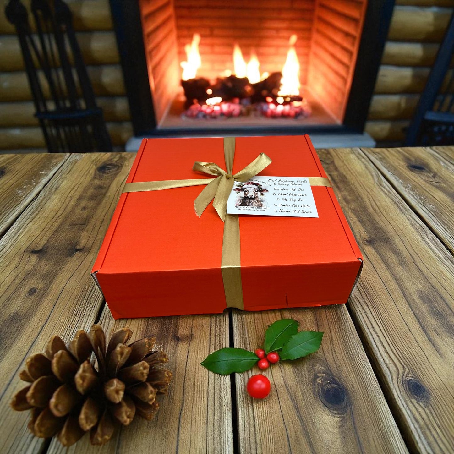 Deluxe Christmas Goats Milk Soap & Hand Wash Gift Set | 6 Scent Boxes to Choose From | Gift Boxed