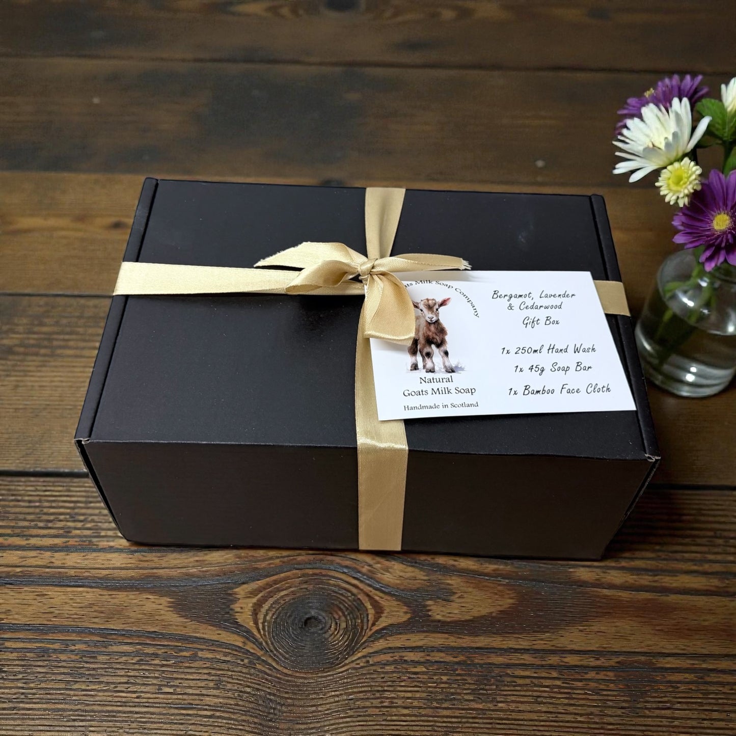 Luxury Goats Milk Hand Wash (250ml) and Soap Bar Gift Set | 5 Scent Boxes to Choose From | Gift Boxed