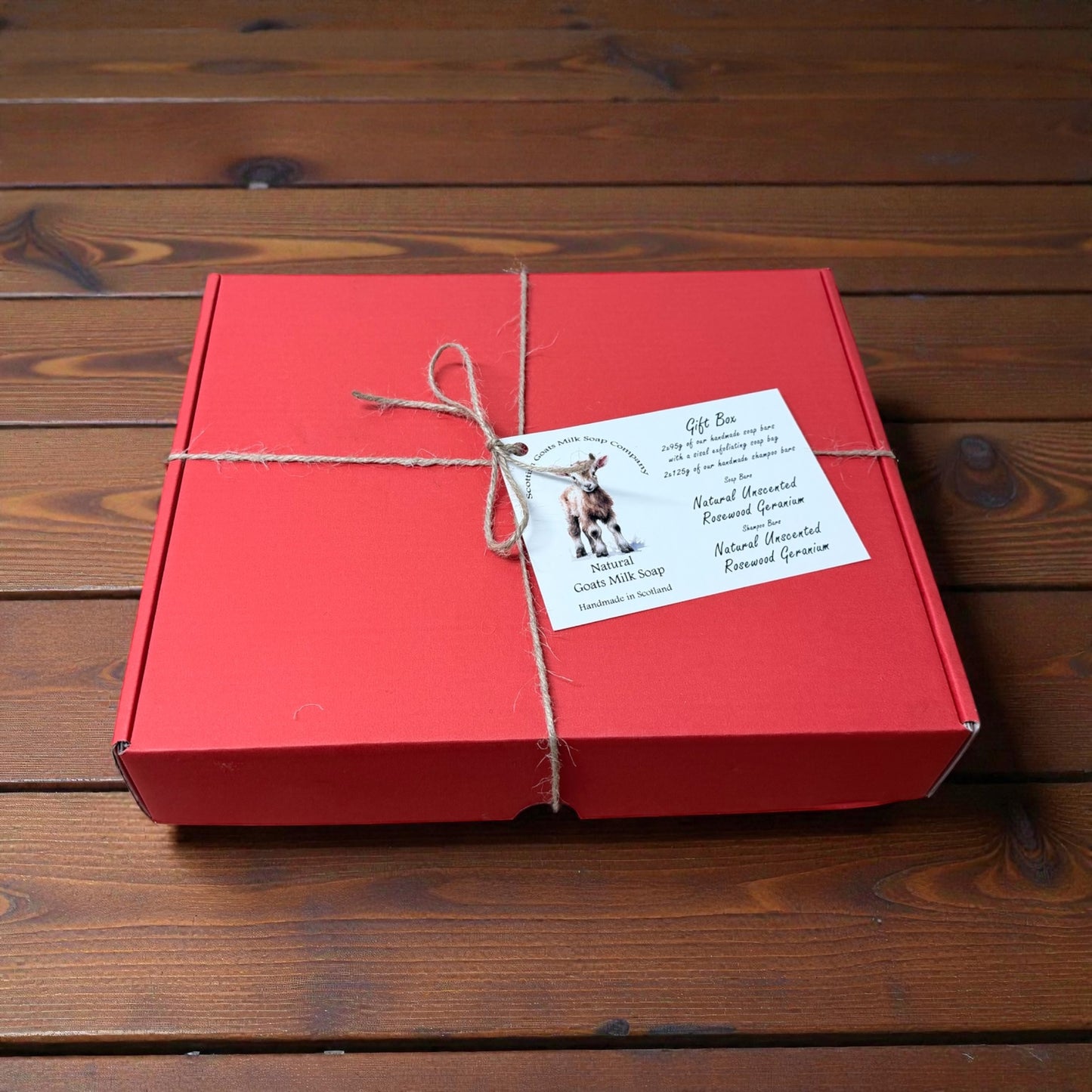 Goats Milk Soap & Shampoo Bar with Soap Bag Gift Set | 2 Boxes to Choose From | Gift Boxed