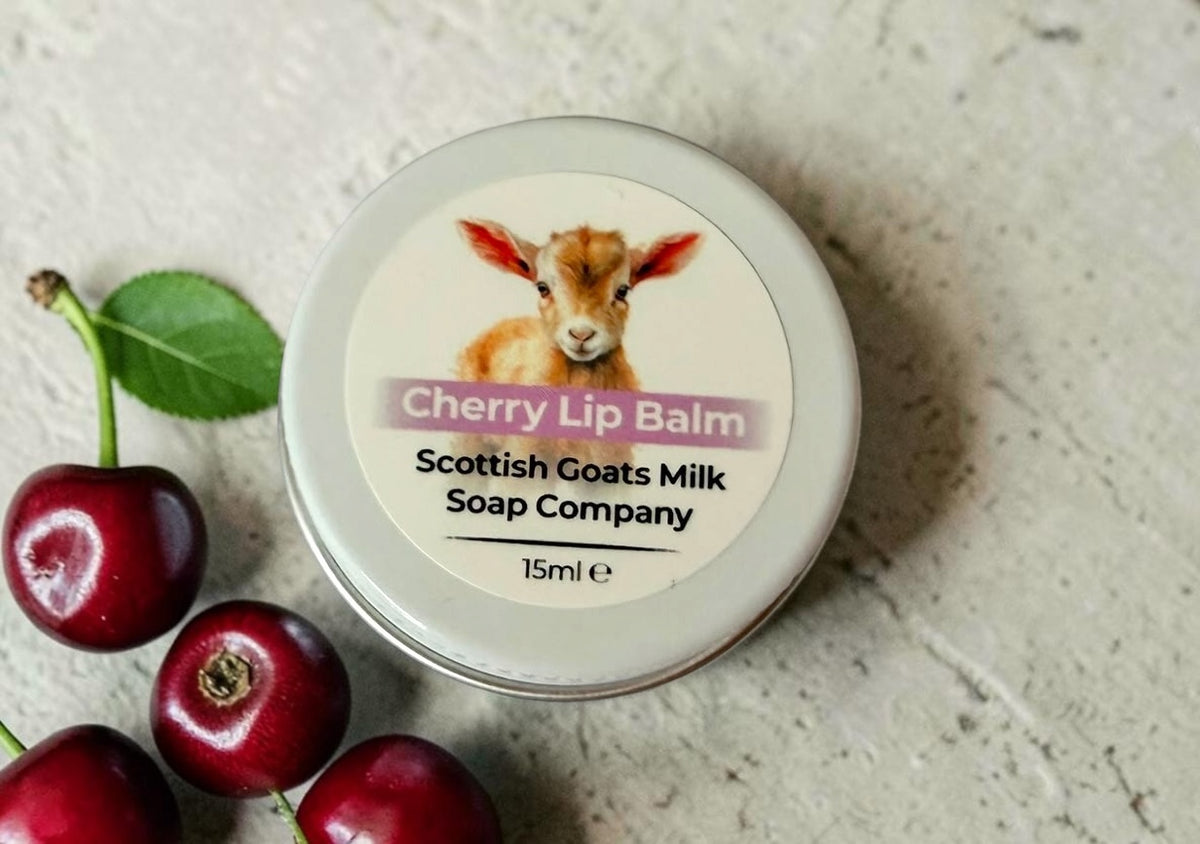 Cherry Lip Balm | Handmade Natural Lip Balm | Cherry Flavoured