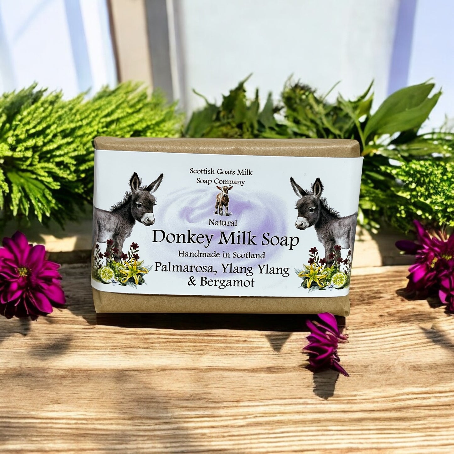 Palmarosa, Ylang Ylang & Bergamot Soap Bar | Handmade Donkey Milk Soap