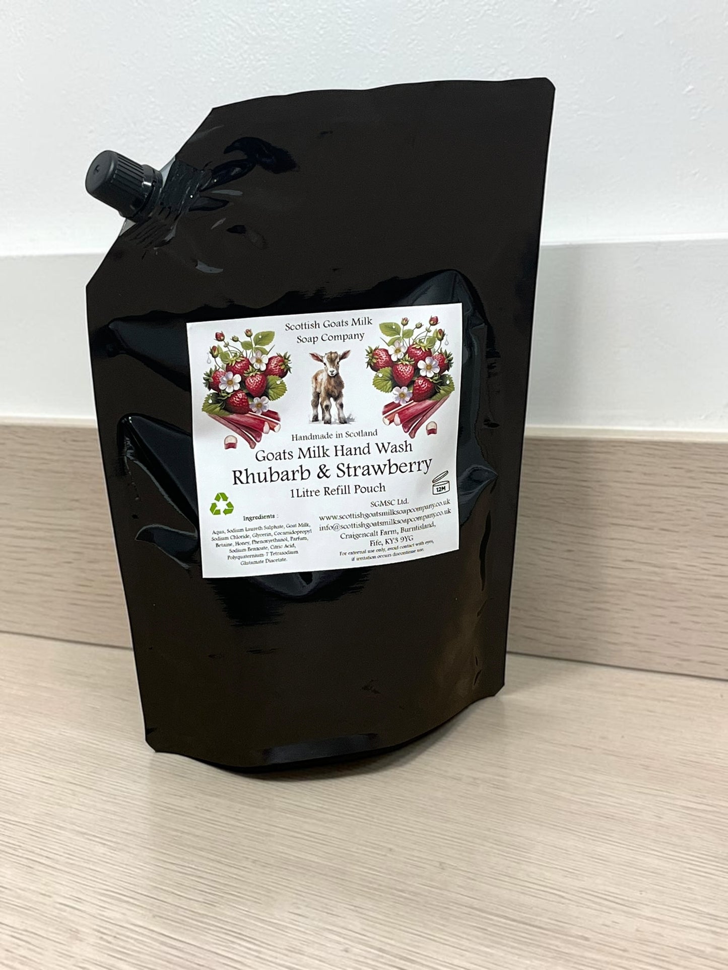 Goats Milk Hand Wash Refill Pouch | Label Seconds | Various Scents |Damaged / Faulty Labels