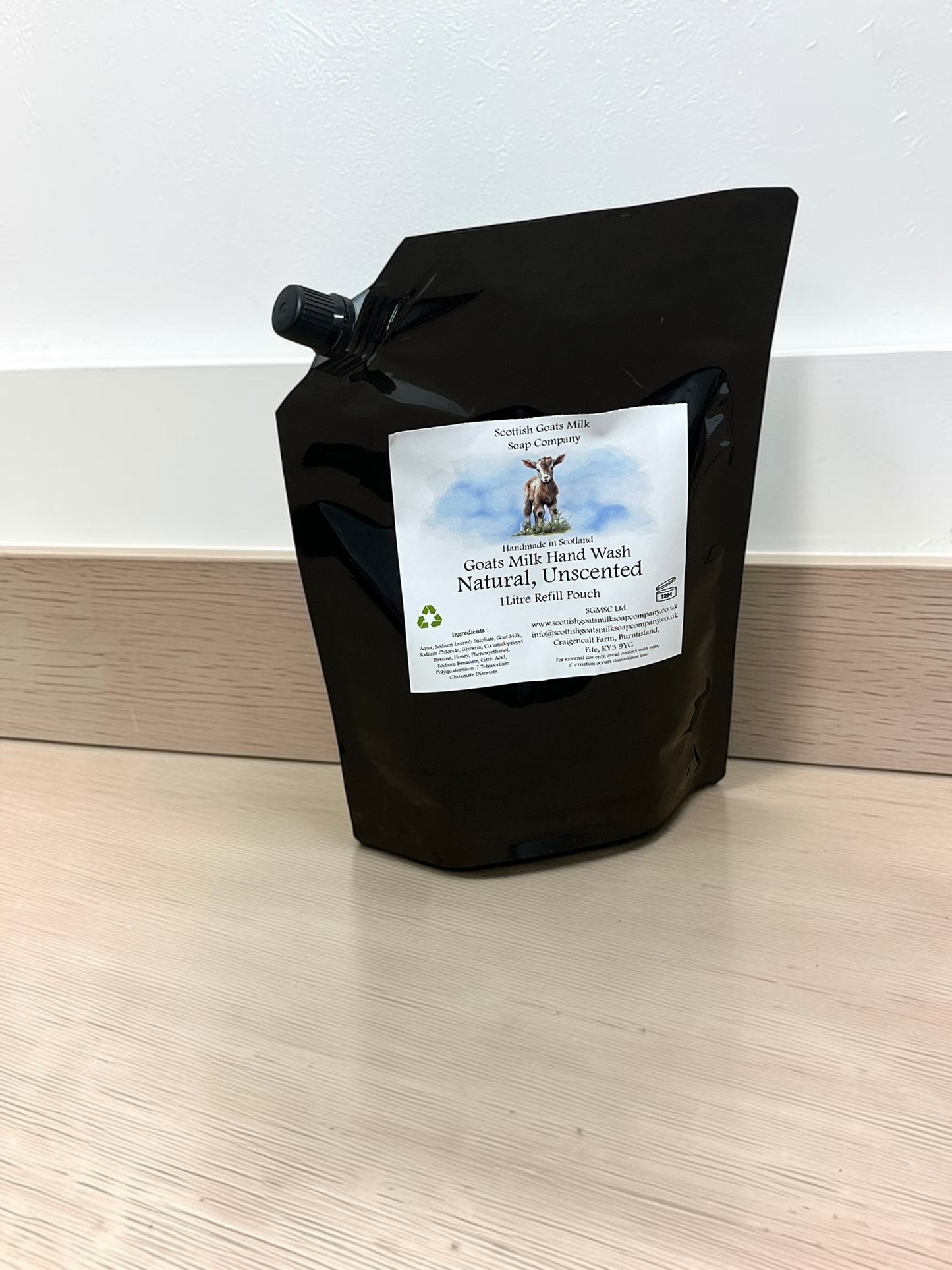 Goats Milk Hand Wash Refill Pouch | Label Seconds | Various Scents |Damaged / Faulty Labels