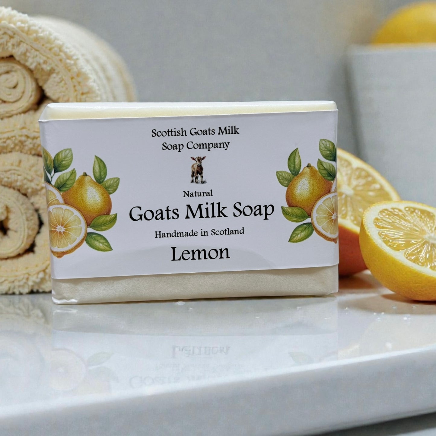 Lemon Soap Bar | Handmade Goats Milk Soap