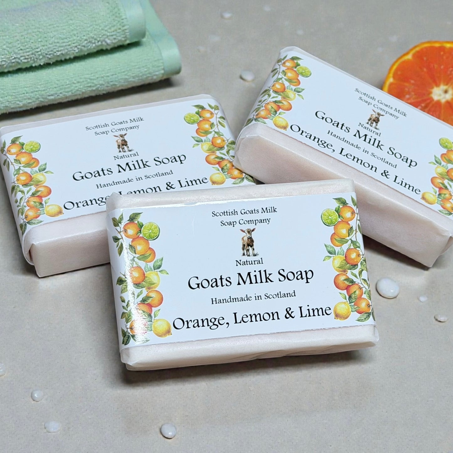 Orange, Lemon & Lime Soap Bar | Handmade Goats Milk Soap