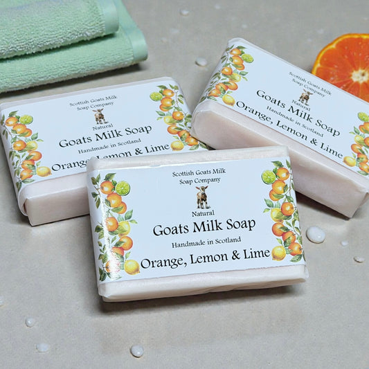 Orange, Lemon & Lime Soap Bar | Handmade Goats Milk Soap