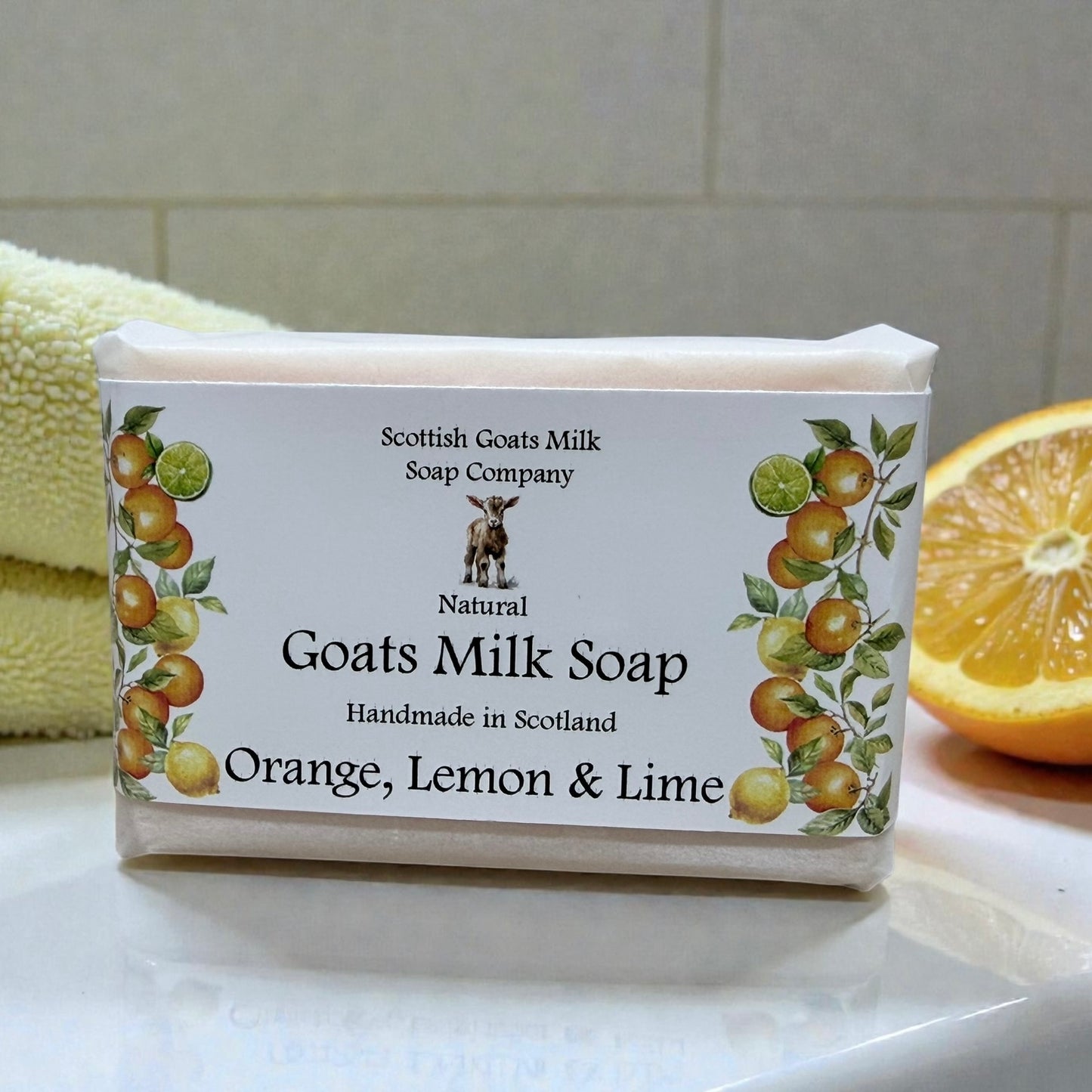 Orange, Lemon & Lime Soap Bar | Handmade Goats Milk Soap
