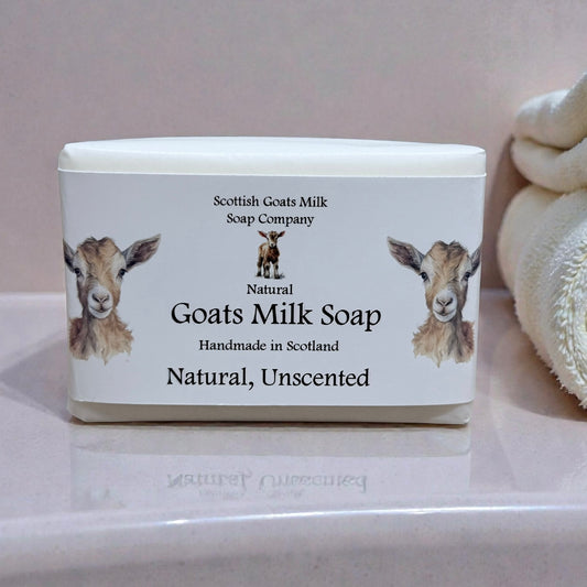 Natural (Unscented) Soap Bar | Handmade Goats Milk Soap