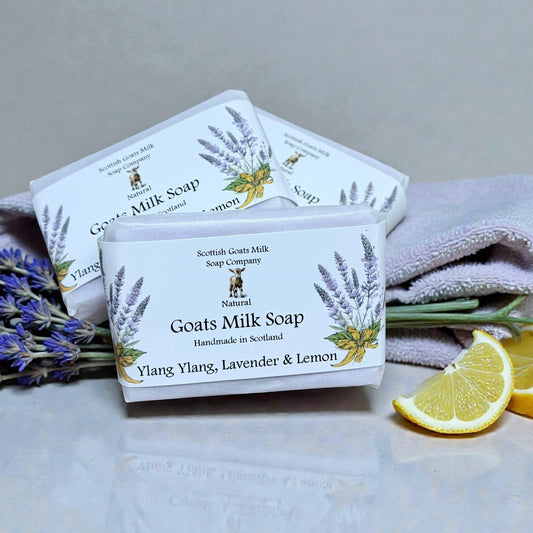 Ylang Ylang, Lavender & Lemon Soap Bar | Handmade Goats Milk Soap