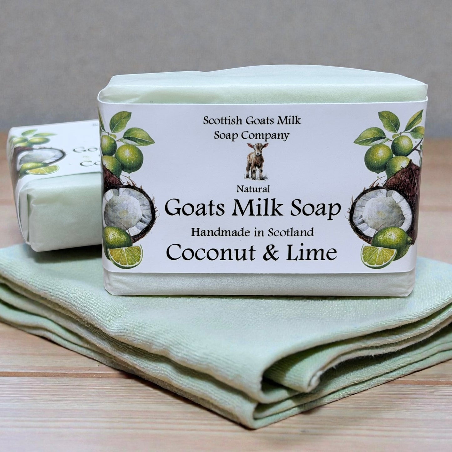 Coconut and Lime Soap Bar | Handmade Goats Milk Soap