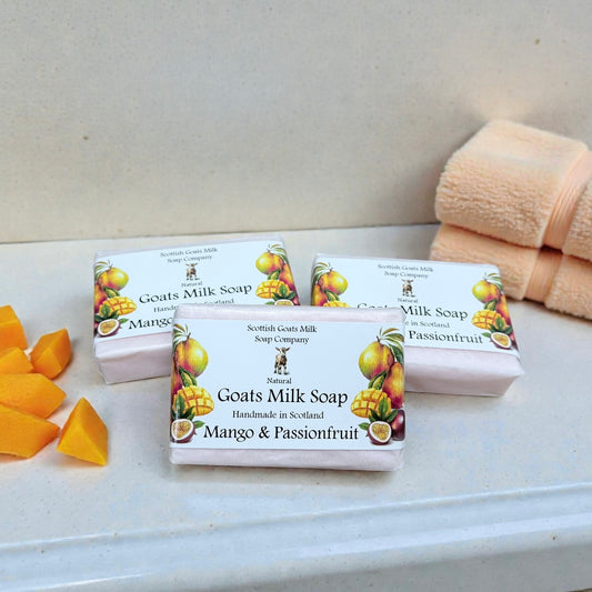 Mango and Passionfruit Soap Bar | Handmade Goats Milk Soap