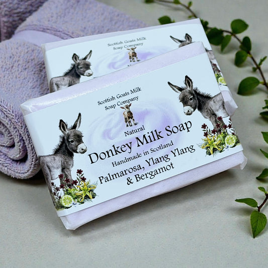 Palmarosa, Ylang Ylang & Bergamot Soap Bar | Handmade Donkey Milk Soap