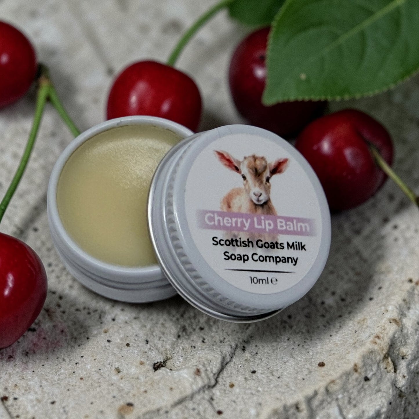 Cherry Lip Balm | Handmade Natural Lip Balm | Cherry Flavoured
