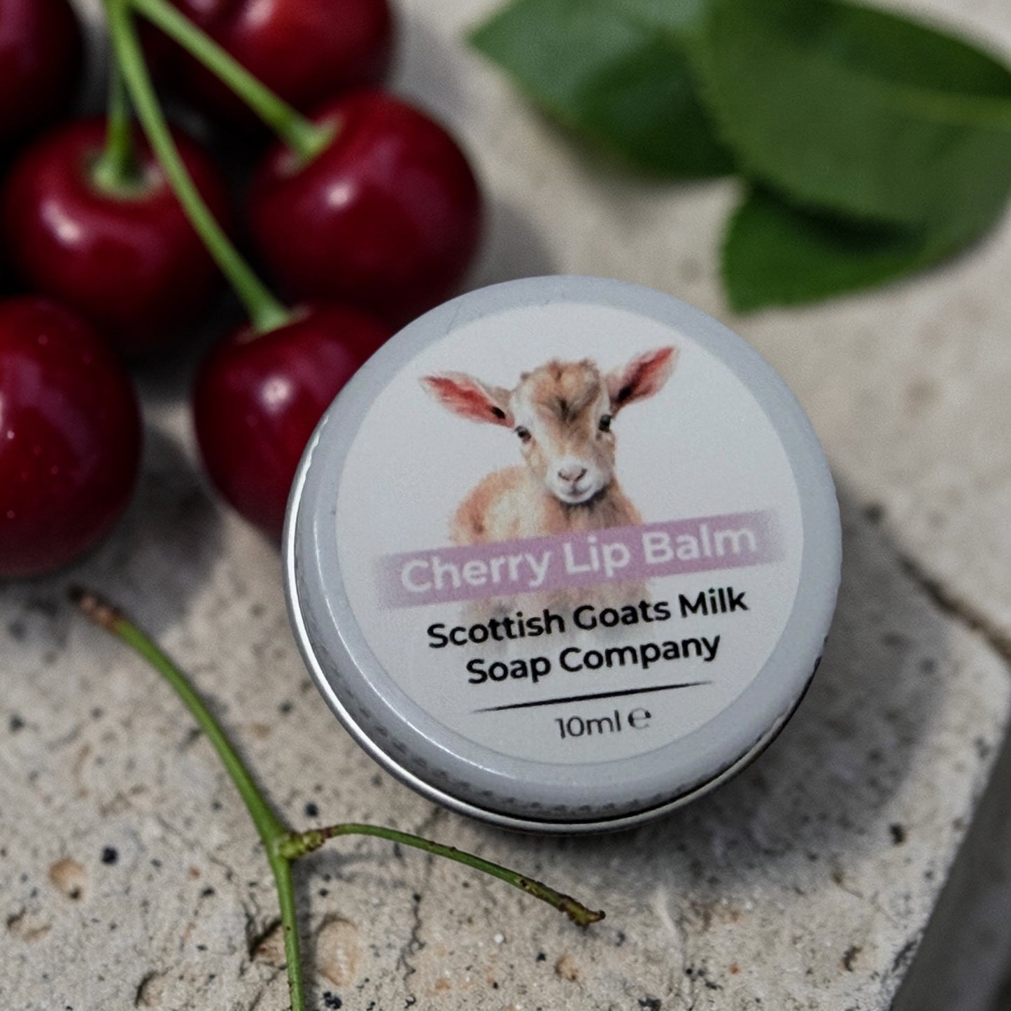 Cherry Lip Balm | Handmade Natural Lip Balm | Cherry Flavoured