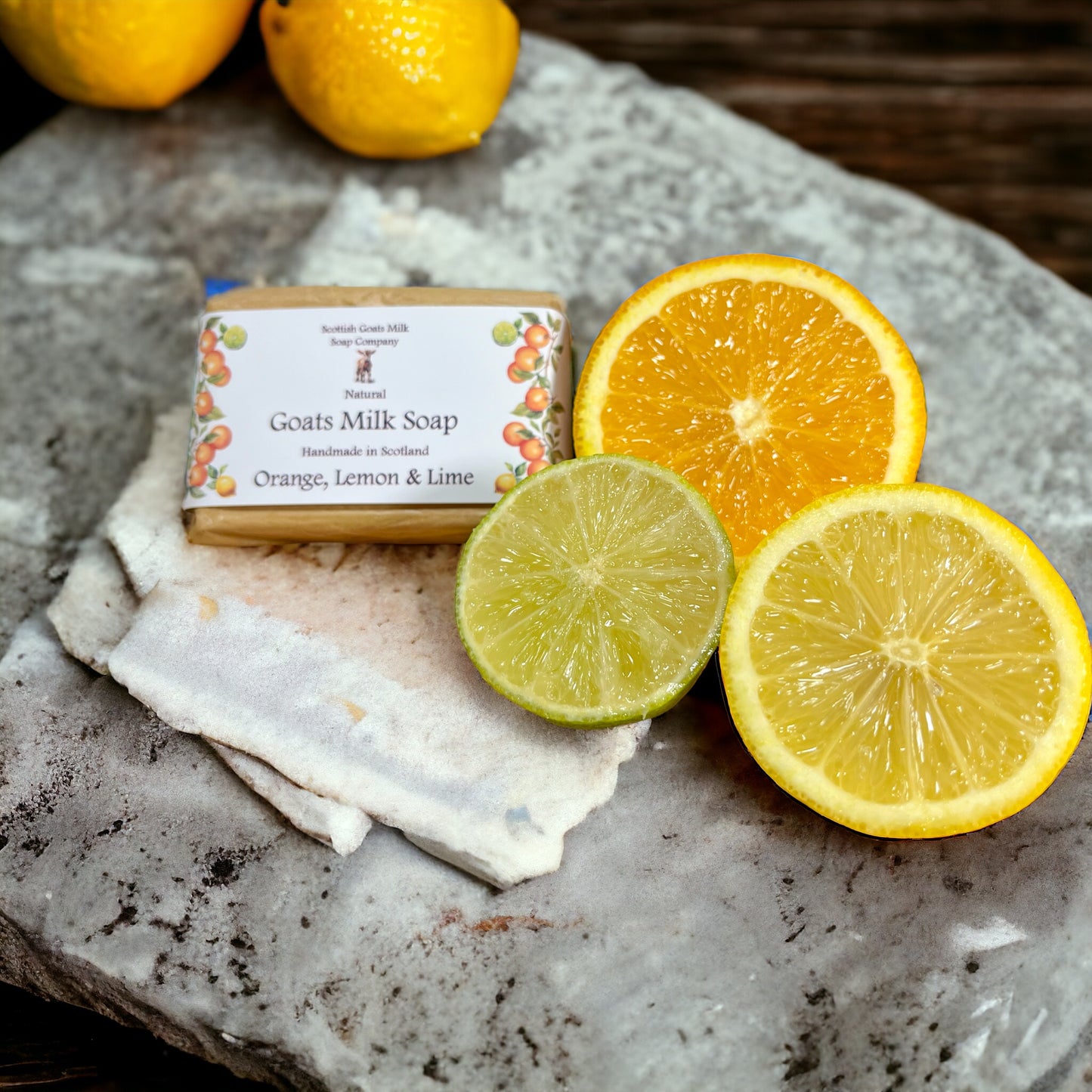 Orange, Lemon & Lime Soap Bar | Handmade Goats Milk Soap