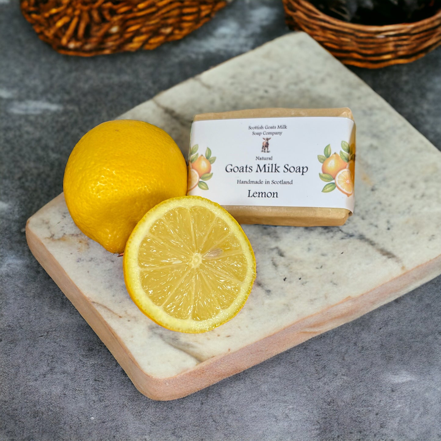 Lemon Soap Bar | Handmade Goats Milk Soap