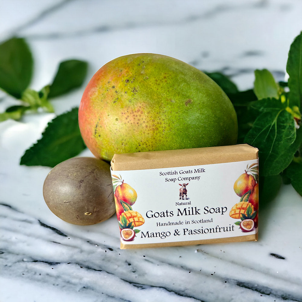 Mango and Passionfruit Soap Bar | Handmade Goats Milk Soap