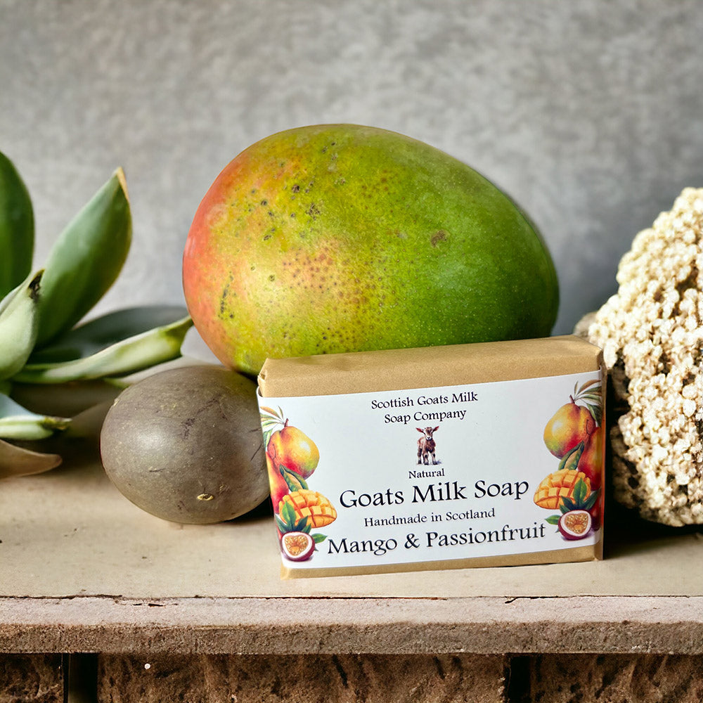 Mango and Passionfruit Soap Bar | Handmade Goats Milk Soap