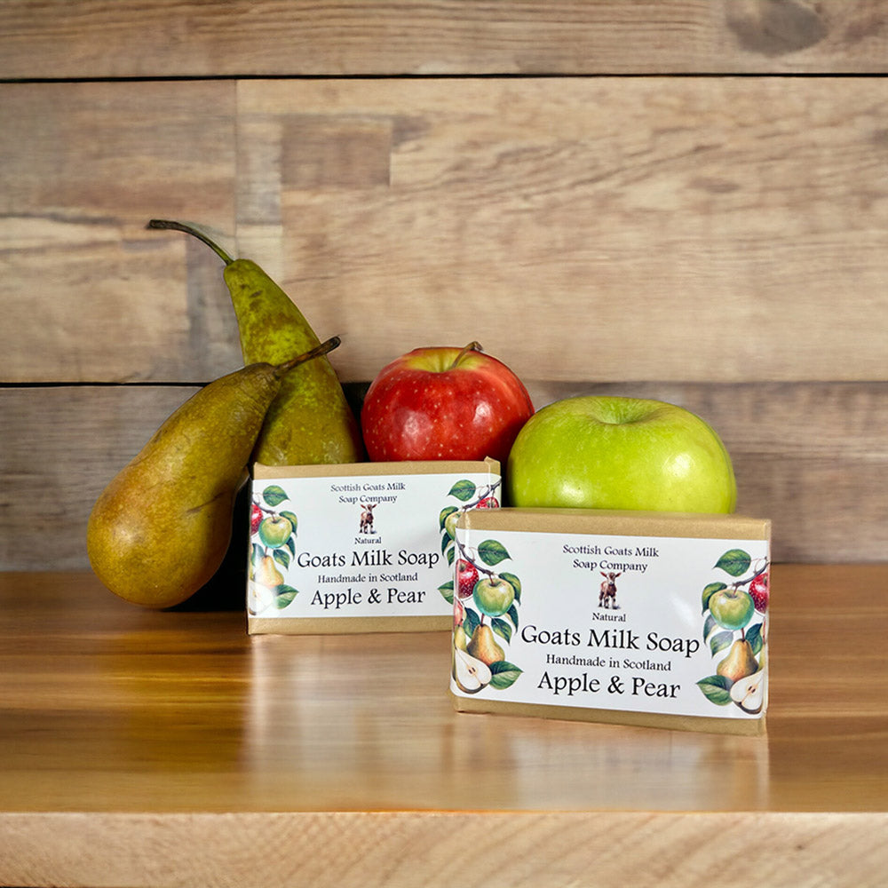 Apple and Pear Soap Bar | Handmade Goats Milk Soap