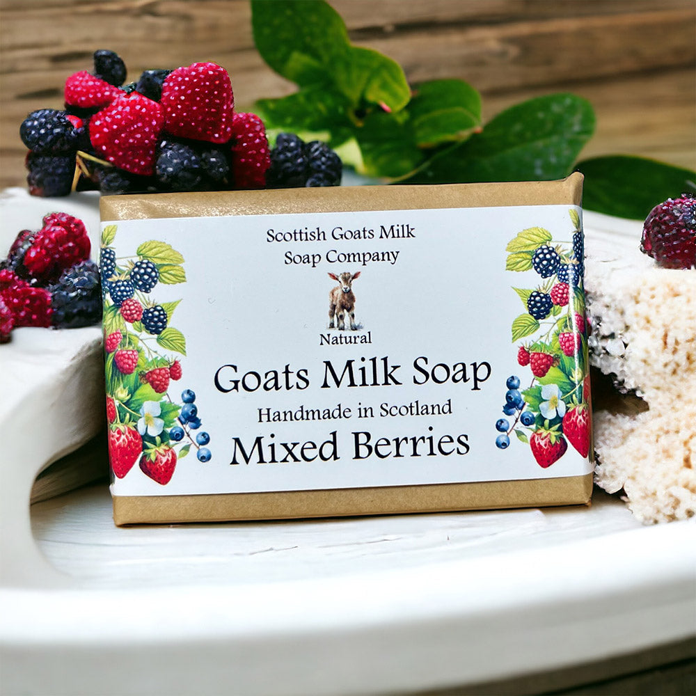 Mixed Berries Soap Bar | Handmade Goats Milk Soap