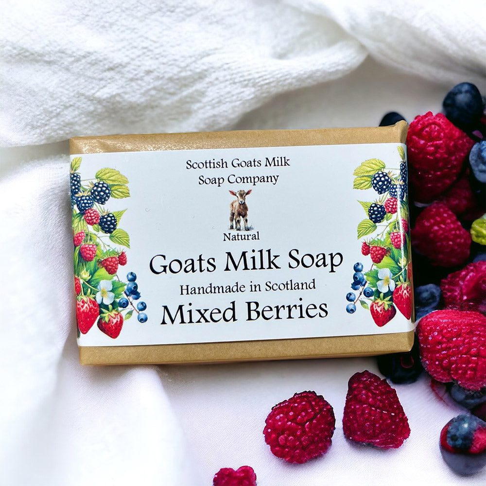 Mixed Berries Soap Bar | Handmade Goats Milk Soap