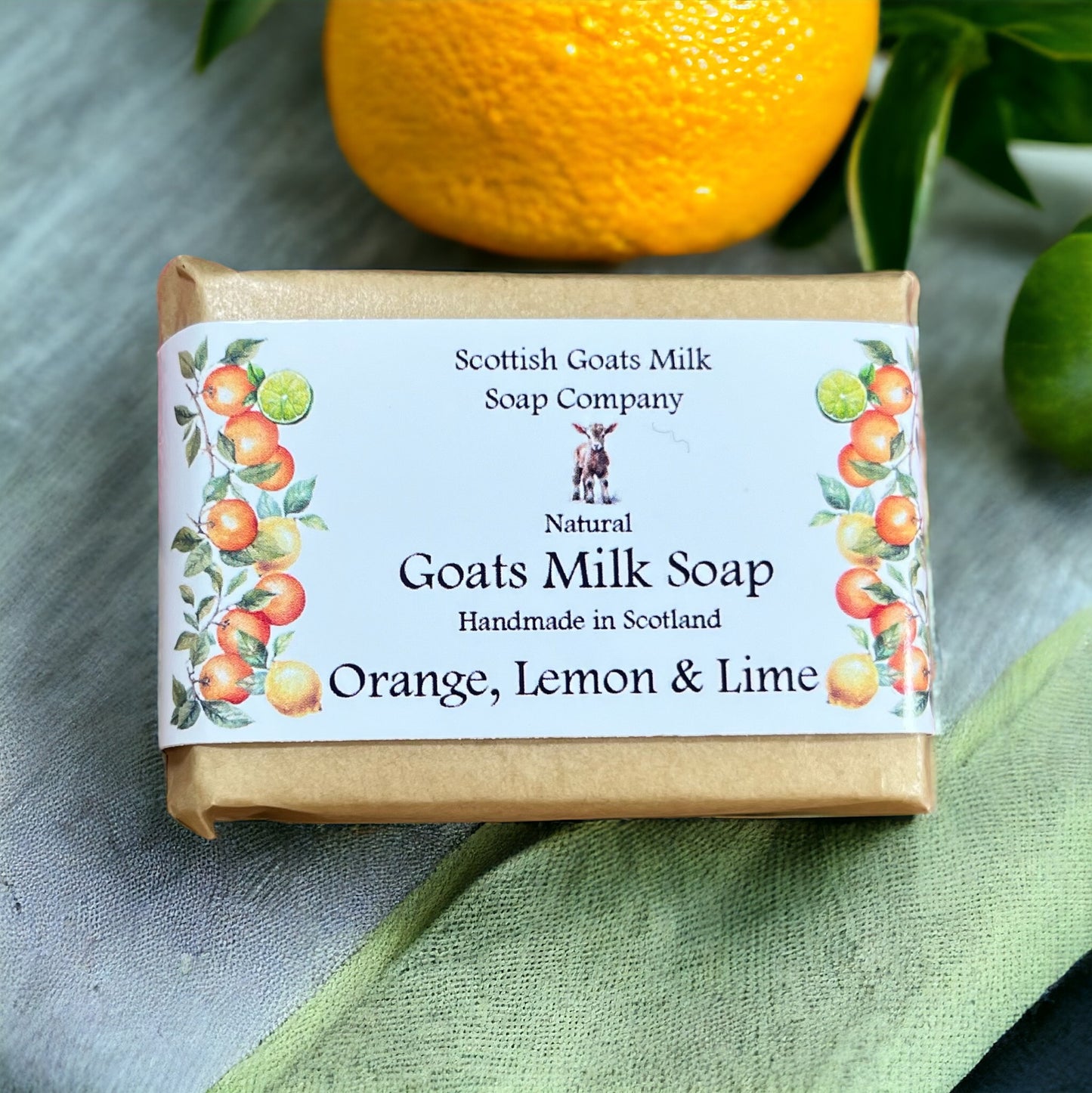 Orange, Lemon & Lime Soap Bar | Handmade Goats Milk Soap