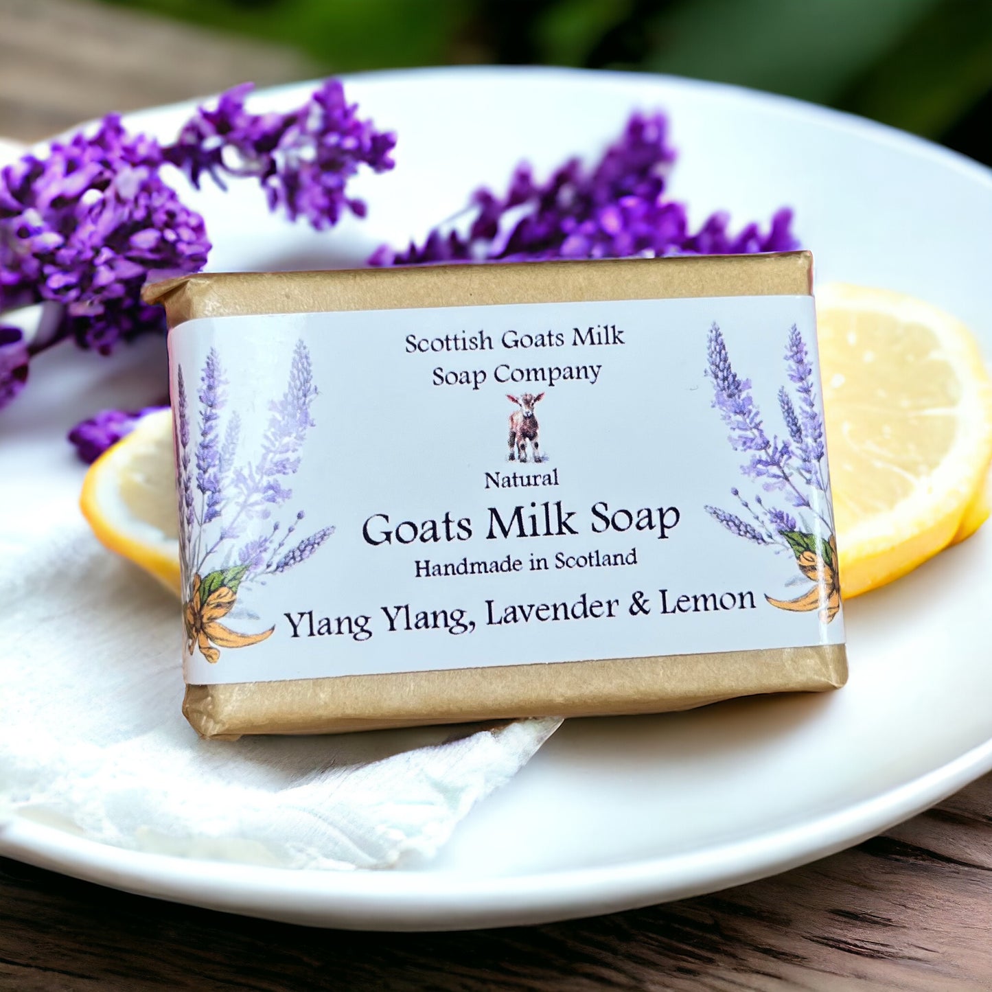 Ylang Ylang, Lavender & Lemon Soap Bar | Handmade Goats Milk Soap