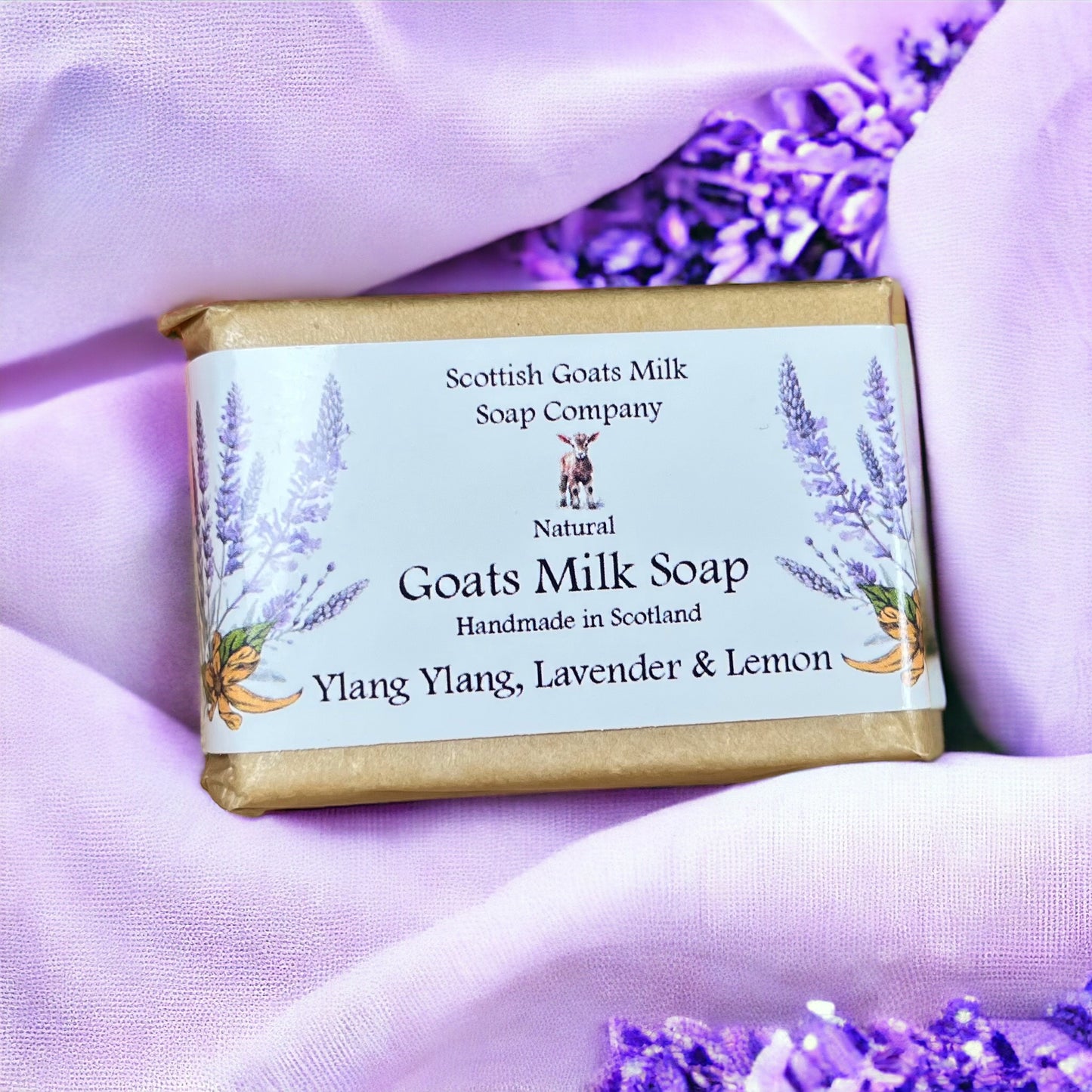 Ylang Ylang, Lavender & Lemon Soap Bar | Handmade Goats Milk Soap