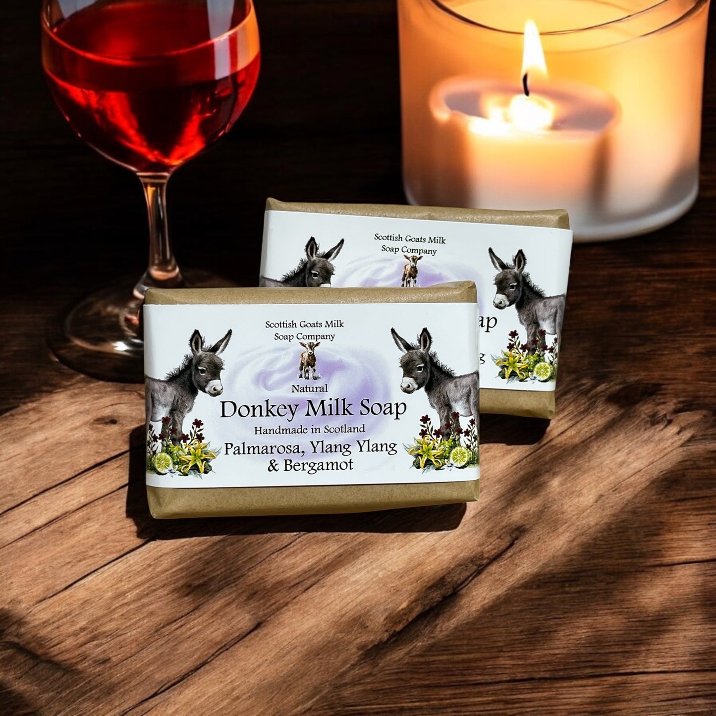 Palmarosa, Ylang Ylang & Bergamot Soap Bar | Handmade Donkey Milk Soap