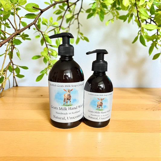 Handmade Goats Milk Hand Wash | Natural, Unscented