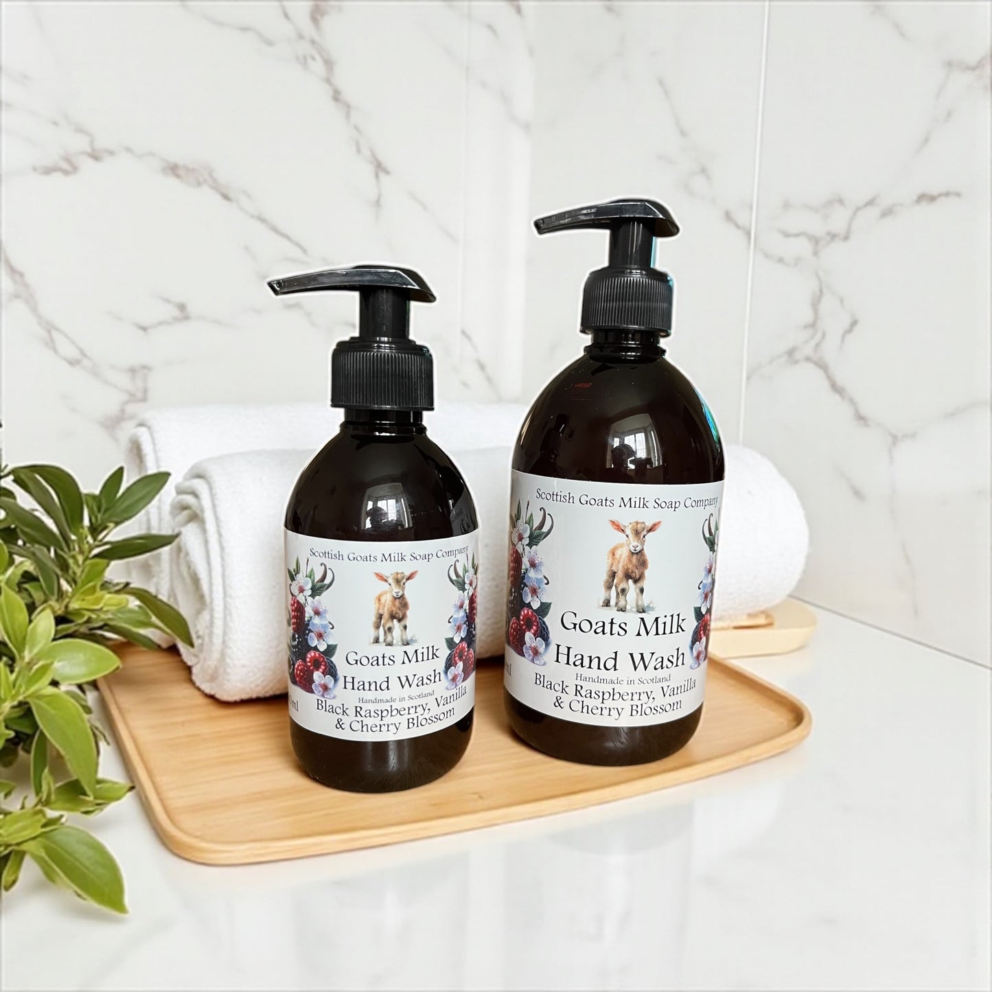 Handmade Goats Milk Hand Wash | Black Raspberry, Vanilla & Cherry Blossom