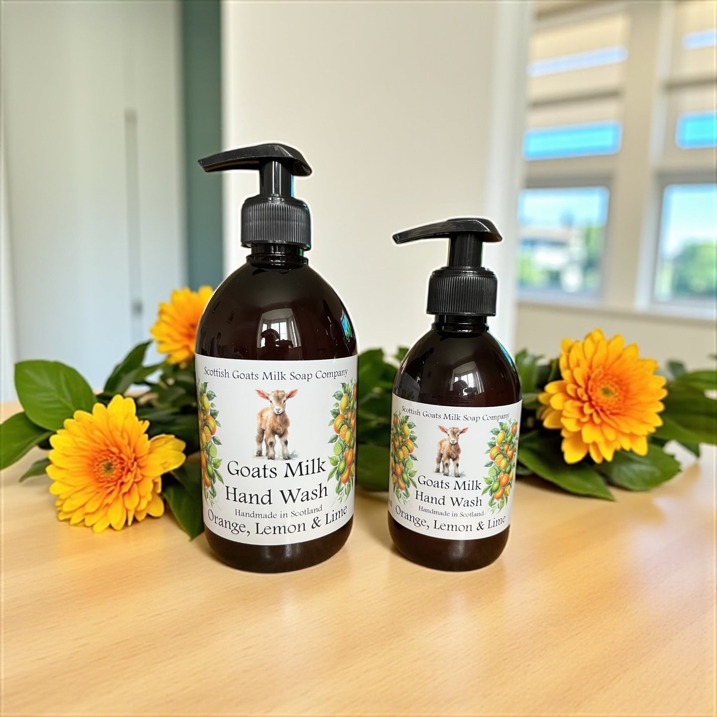 Handmade Goats Milk Hand Wash | Orange, Lemon & Lime