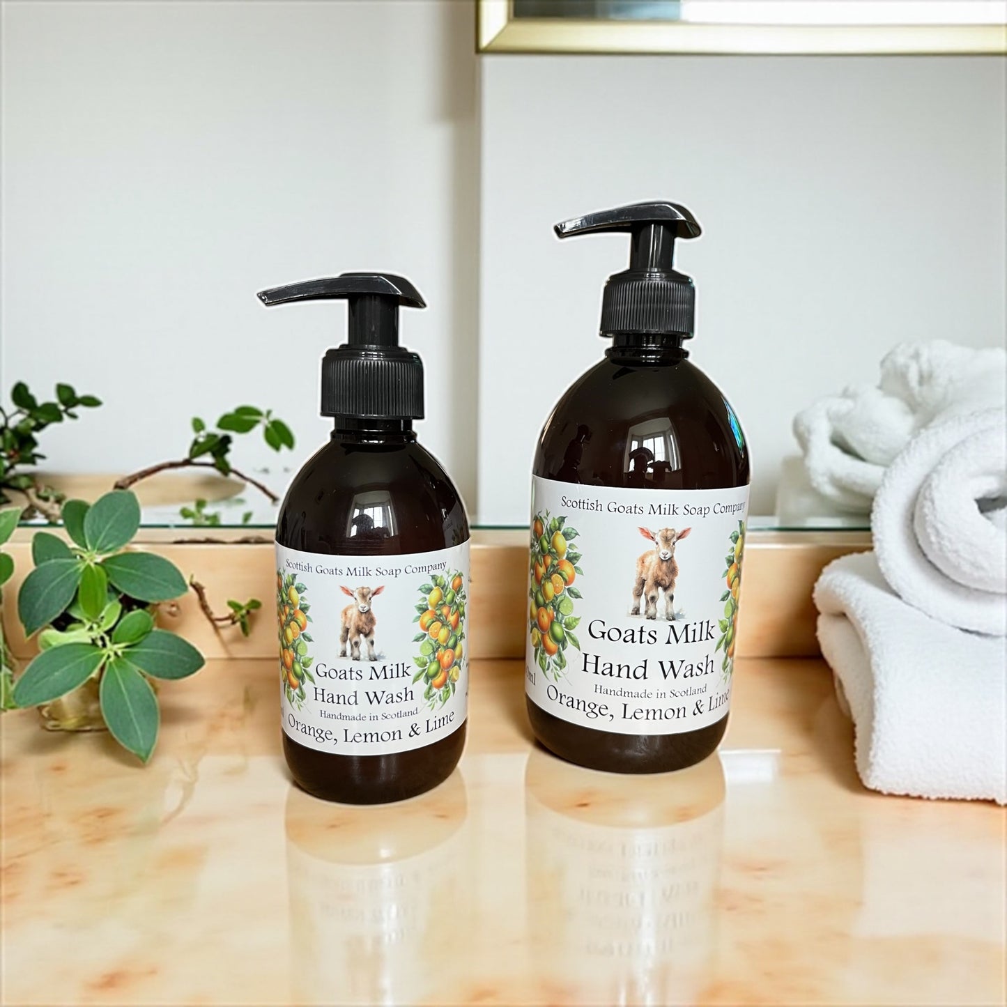 Handmade Goats Milk Hand Wash | Orange, Lemon & Lime