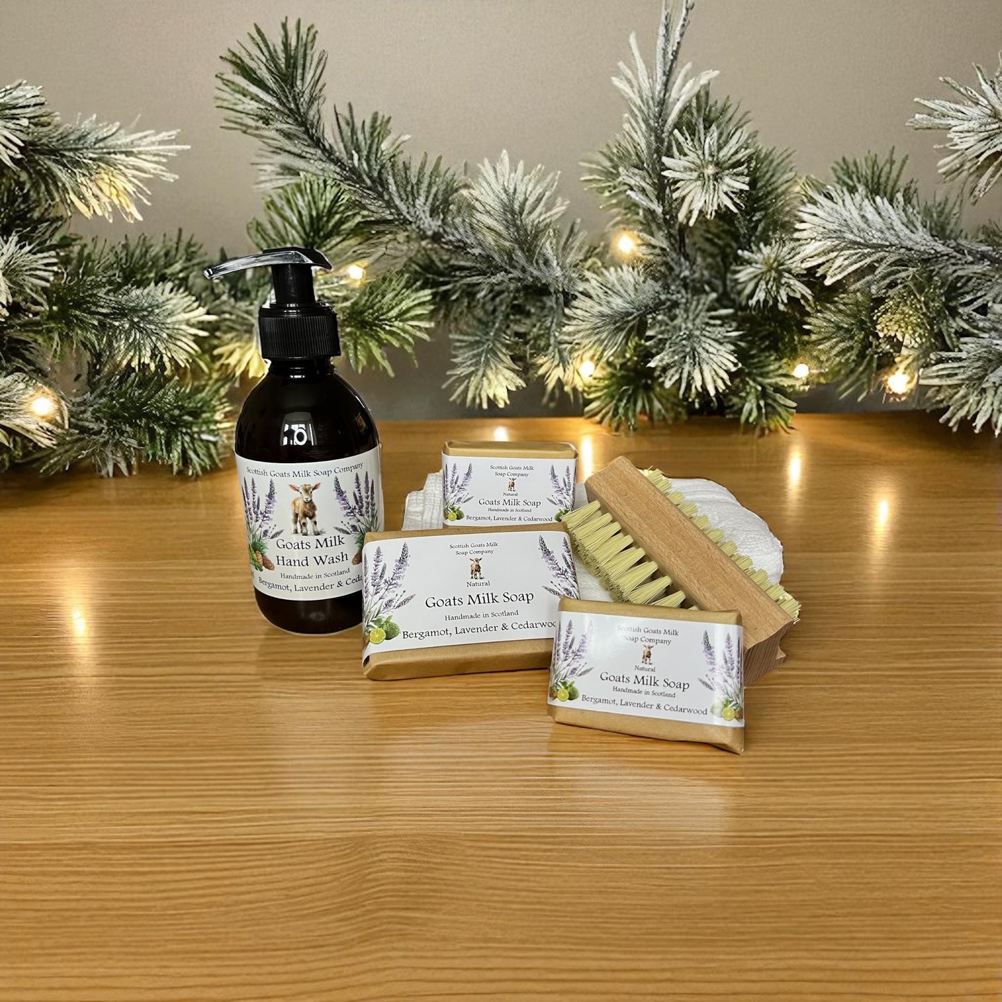 Deluxe Christmas Goats Milk Soap & Hand Wash Gift Set | 6 Scent Boxes to Choose From | Gift Boxed