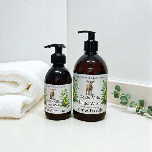 Handmade Goats Milk Hand Wash | Pear & Freesia