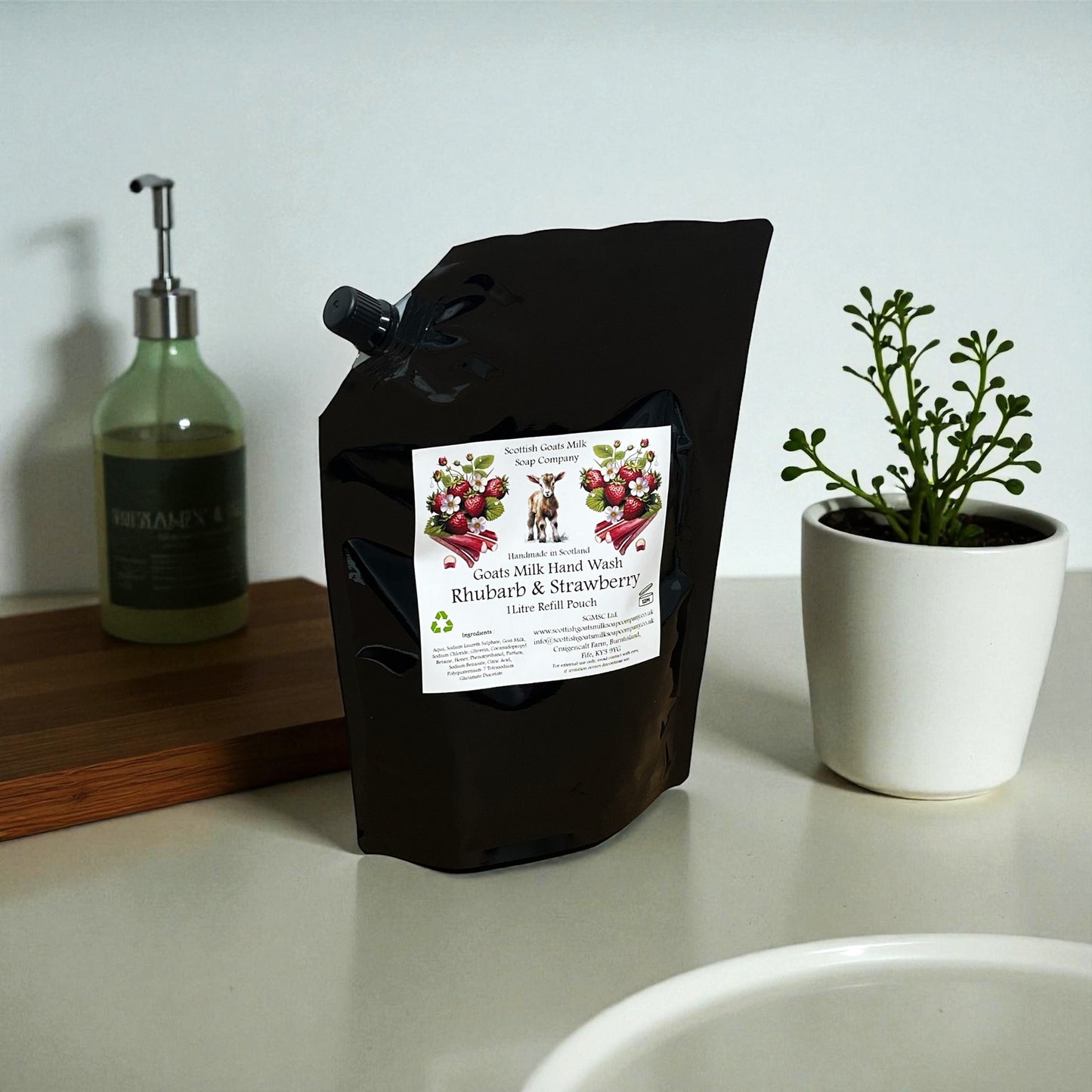 Goats Milk Hand Wash Refill Pouches - 1Ltr | 7 Scents to Choose From (Recyclable)