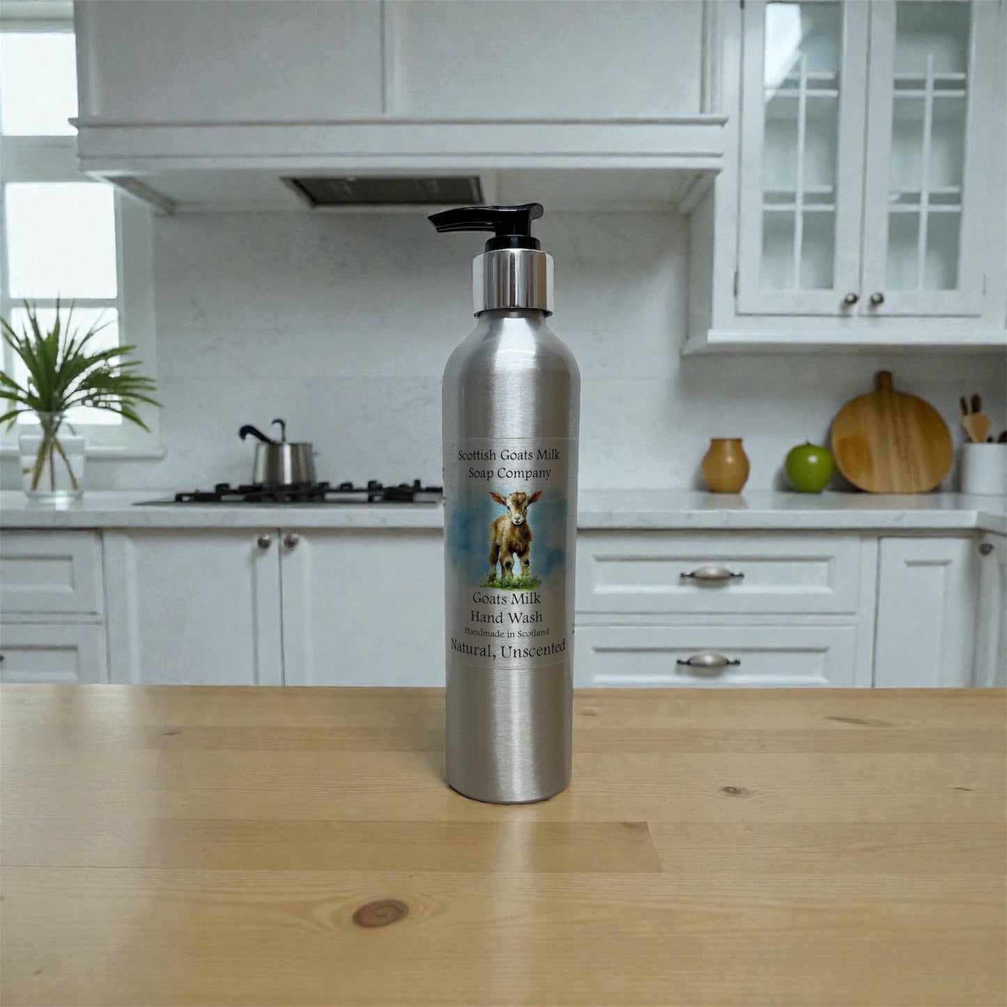 Goats Milk Hand Wash Refillable Aluminium Bottles - 300ml | The Billy Goat of the Range | 4 Scents to Choose From