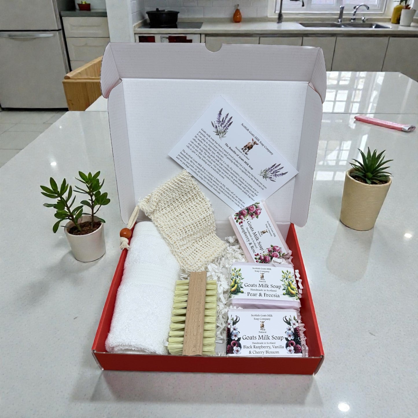 Goats Milk & Donkey Milk Soap and Self Care Gift Box | 3 Boxes to Choose From | Gift Boxed