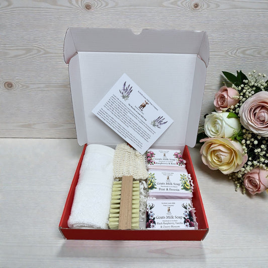 Mother's Day Goats Milk & Donkey Milk Soap and Self Care Gift Box | 3 Boxes to Choose From | Gift Boxed